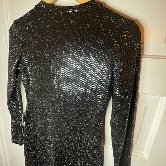 Juniors Disco Ball Dress in Gunmetal - Picture 13 of 14